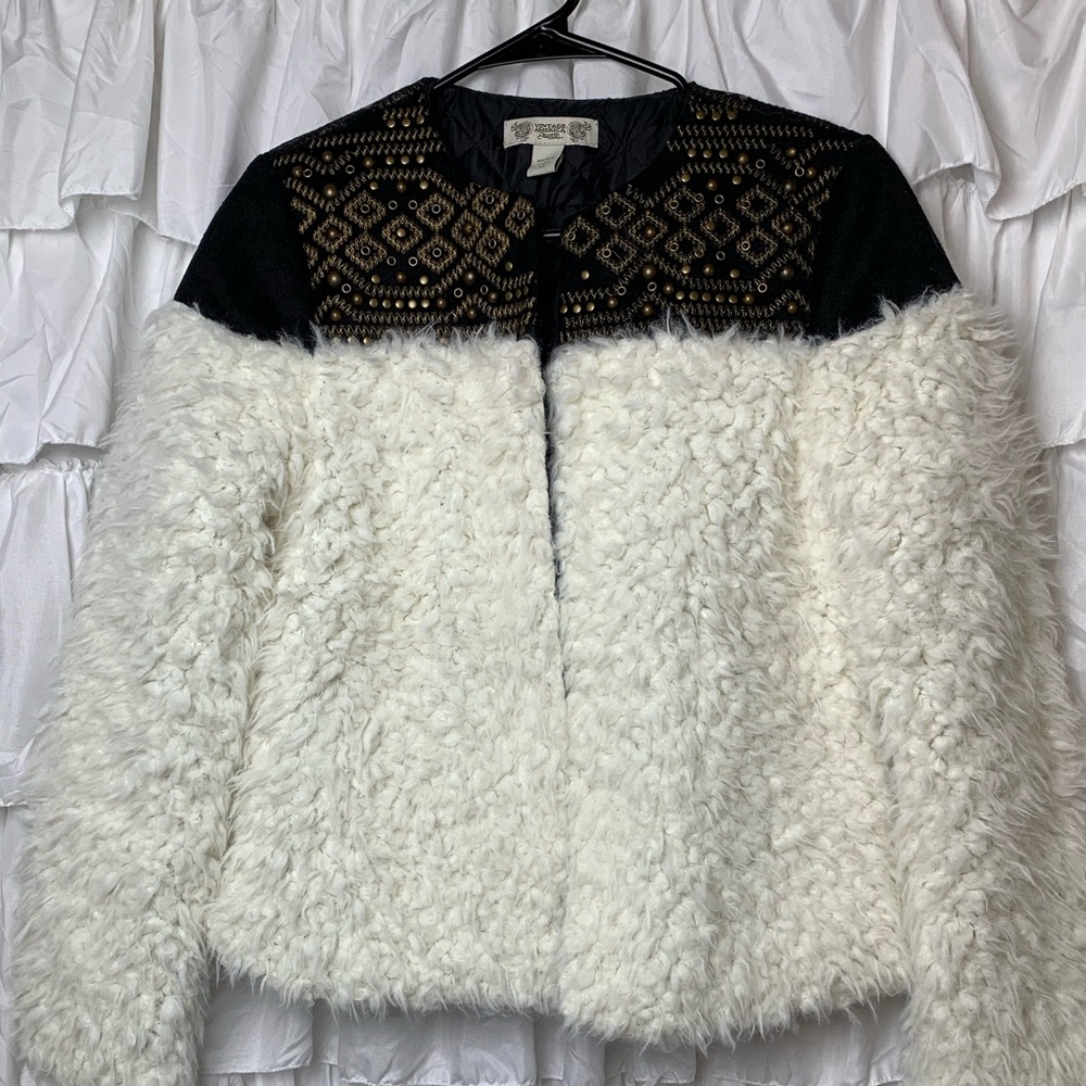 Faux Fur Vintage America Jacket